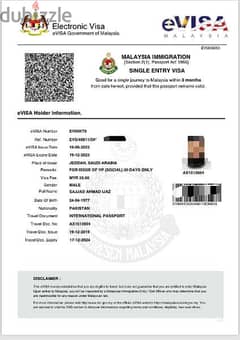 Malaysia E Visa