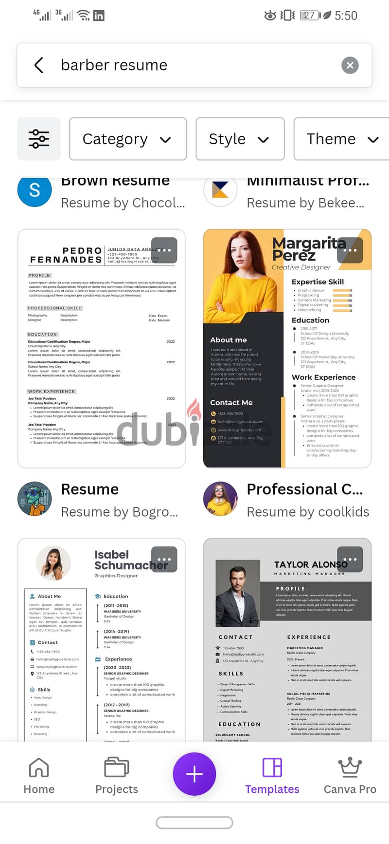 تصميم السيرة الذاتية و كروت العمل والبحوث (Design Cv, Business Cards ) 7