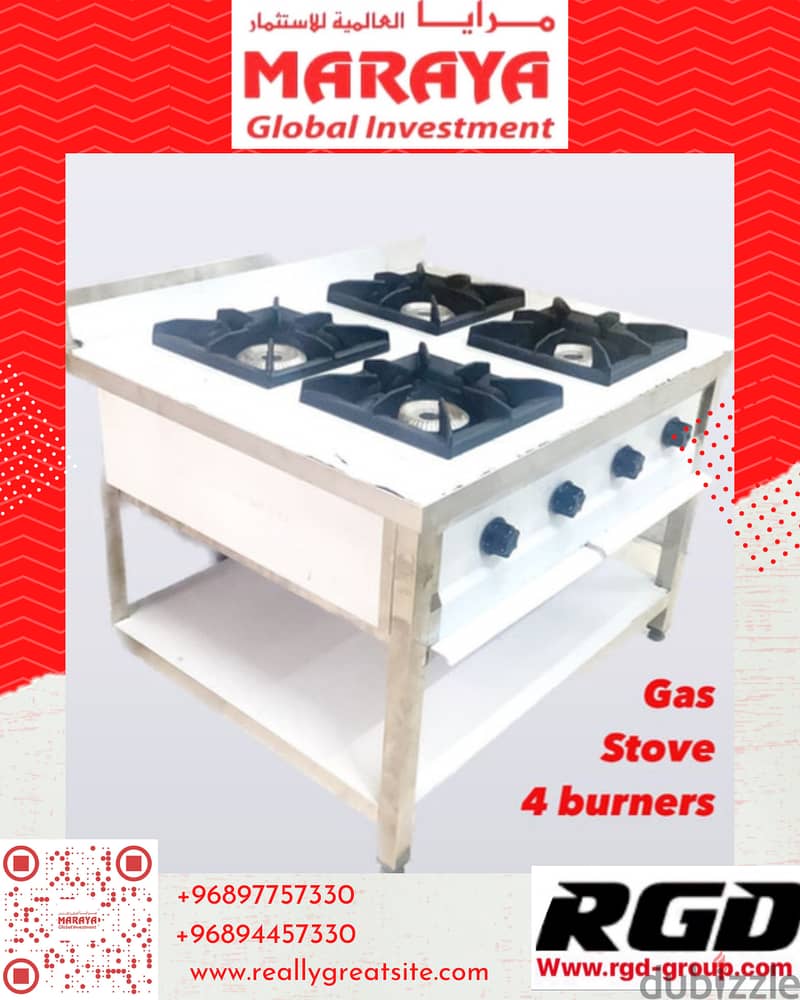 Stainless Steel gas stove 2 burners 0