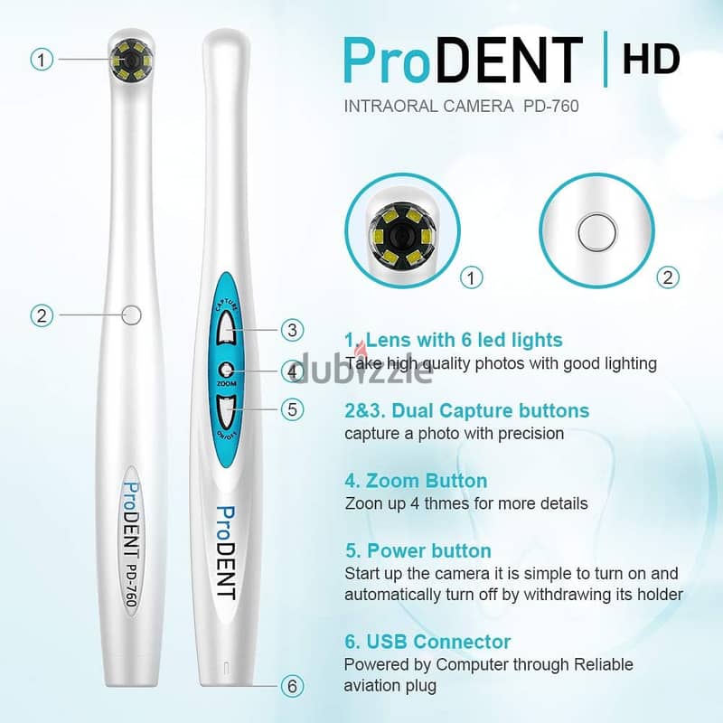 Prodent HDI intraoral camera pd760 (Box-Pack) 1