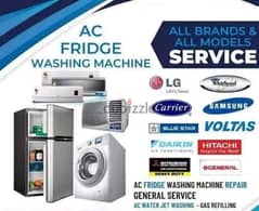 Very good service of AC Fridge Washing repairing install new Ac