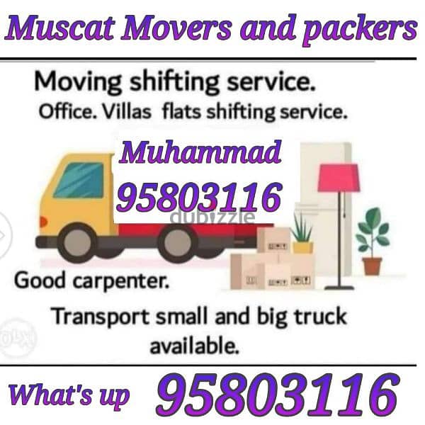 Muscat Movers and packers Transport xffixjr 0