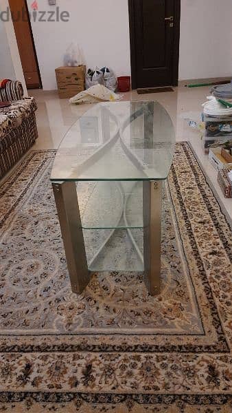 Glass table 3 layer 1