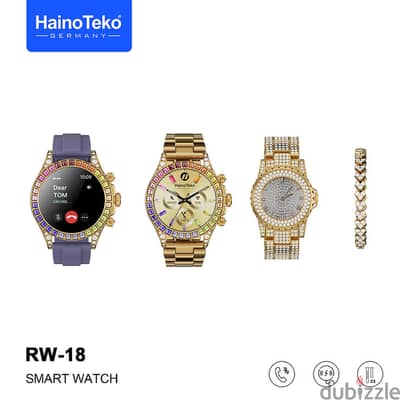 Haino Teko Smart Watch Combo RW-18 (BoxPacked)