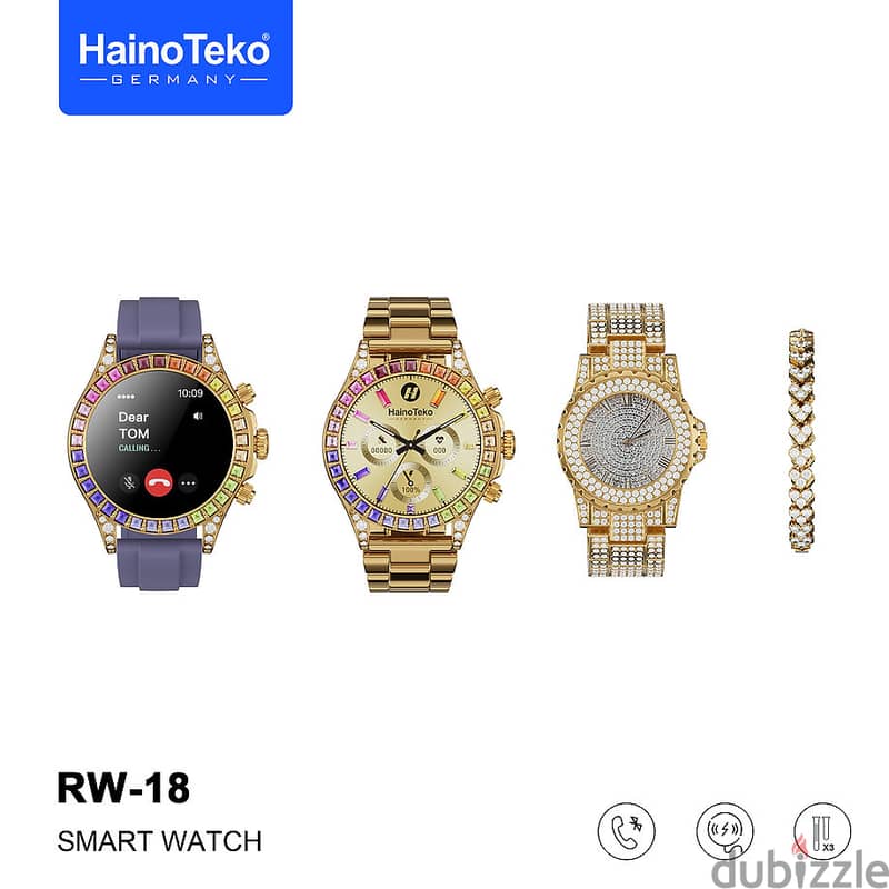 Haino Teko Smart Watch Combo RW-18 (BoxPacked) 0