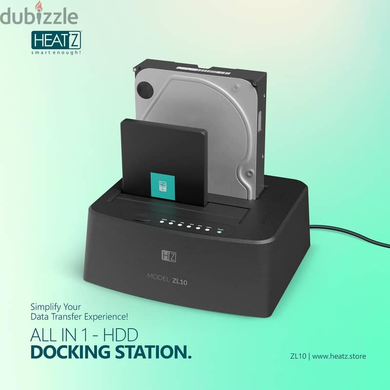 HZ Heatz ZL10 Docking Station All in 1 -HDD (BoxPacked) 1