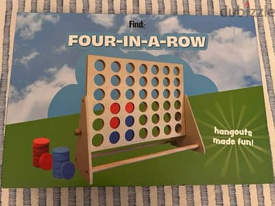 Very big solid kids toy Wooden Connect 4 in row NEWLY