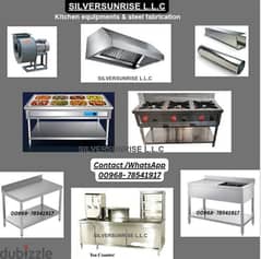 contract stainless steel work for restaurant & coffie shop