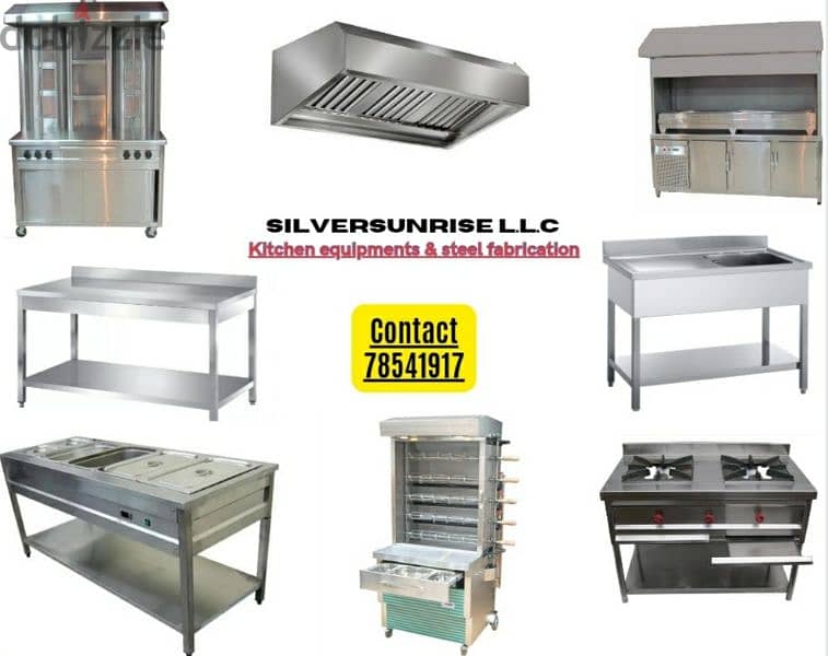manufacturing stainless steel kitchen hood  & fixing 2