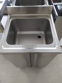ss sink 60*60 with cabinet