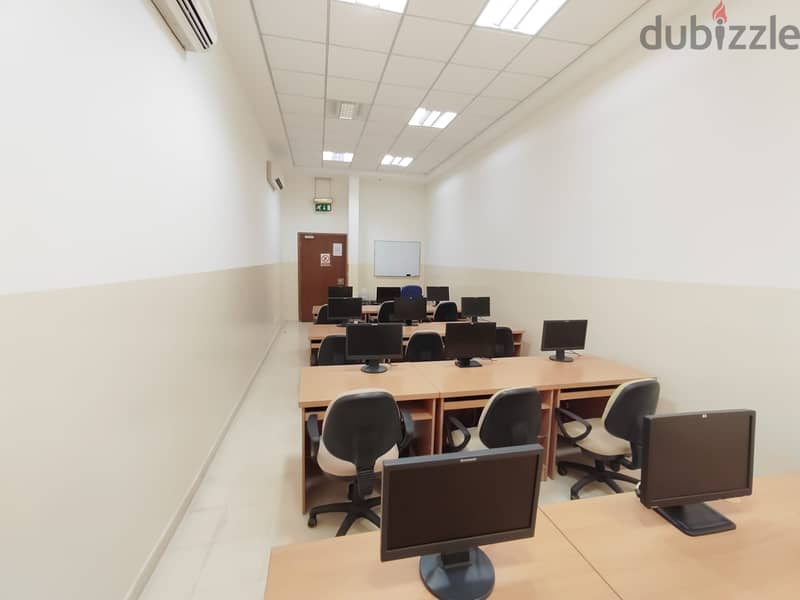 FURNISHED INSTITUTE FULL FLOOR SPACE AVAILABLE FOR RENT IN GHALA 9