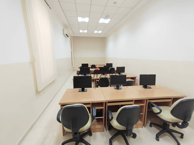 FURNISHED INSTITUTE FULL FLOOR SPACE AVAILABLE FOR RENT IN GHALA 10