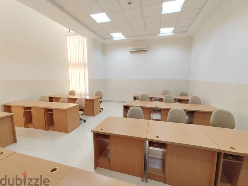 FURNISHED INSTITUTE FULL FLOOR SPACE AVAILABLE FOR RENT IN GHALA 15