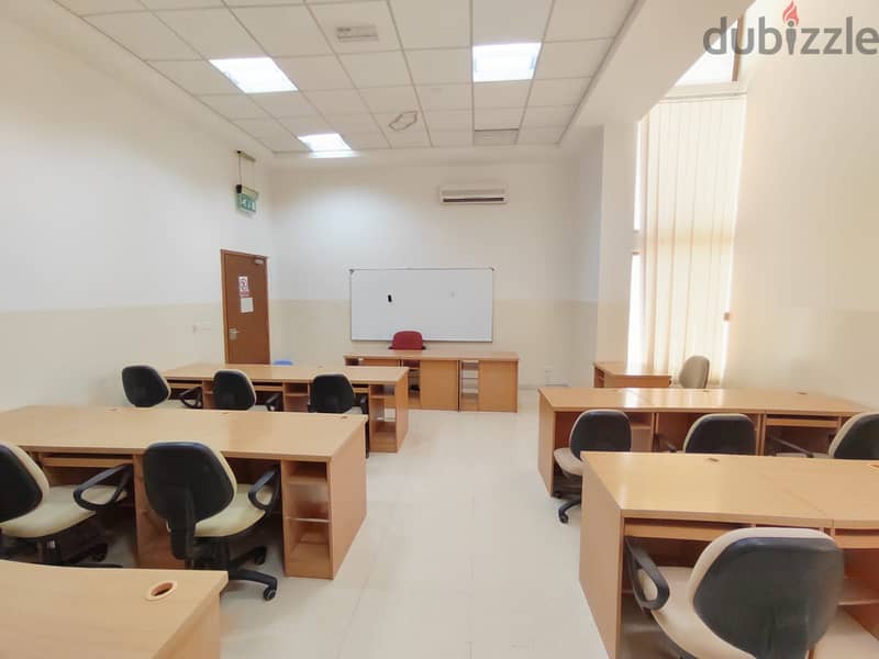 FURNISHED INSTITUTE FULL FLOOR SPACE AVAILABLE FOR RENT IN GHALA 18