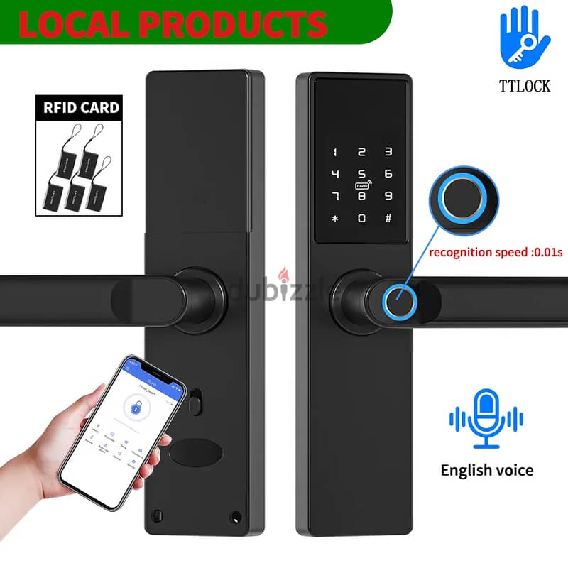 Smart Lock Secure Access Solution قفل ذكي - حلاً آمنًا للوصول الذكي 1