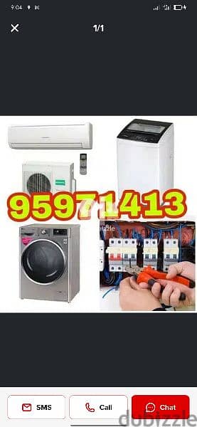 full automatic washing machine repair AC  plumber electric electrician 0