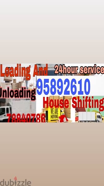 House Shifting service 24 hour Mover and pecker