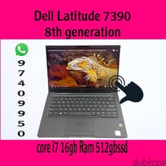 DELL TOUCH SCREEN 8th GENERATION CORE I7 16GB RAM 512GB SSD 13 INCH TO