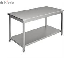 customising stainless steel table for coffie shop & home kitchen