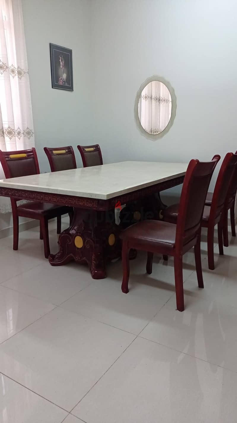 6seater Dining Table set for sale 0