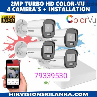 We do all type of CCTV Cameras  HD Turbo Hikvision Cameras  Bullet