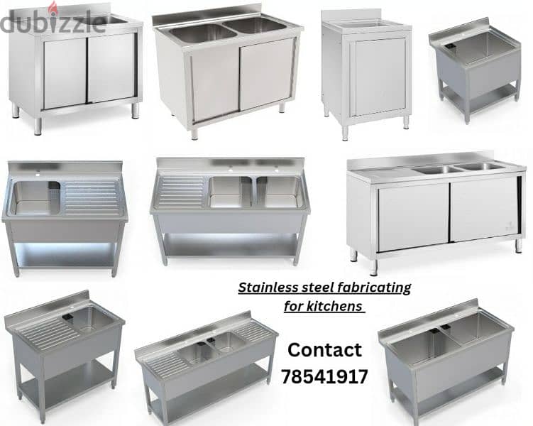fabricating stainless steel sink single for home  & coffie shop 1