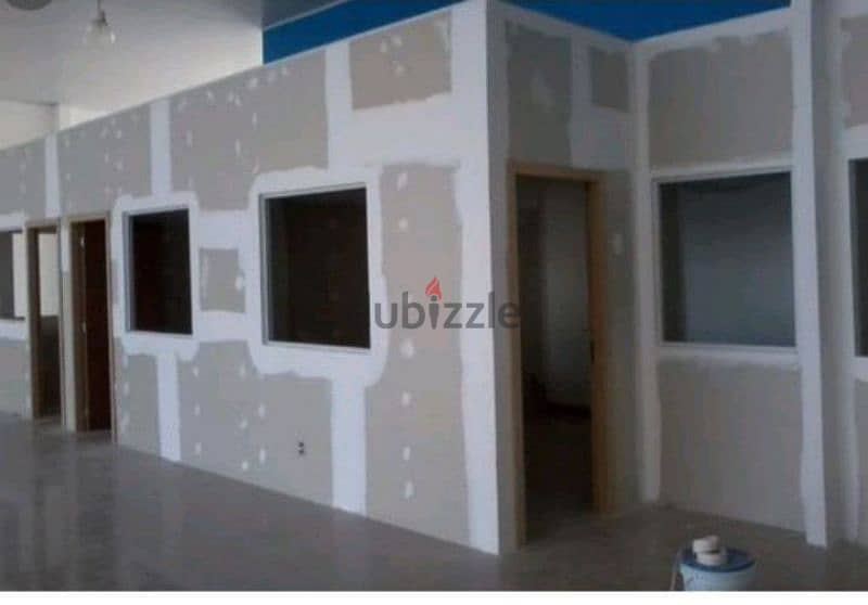 design painting. glass partition, gypsumpartition, stickerwork, 1