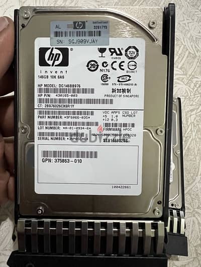 HP SAS 300 GB & 146 GB Hardisk