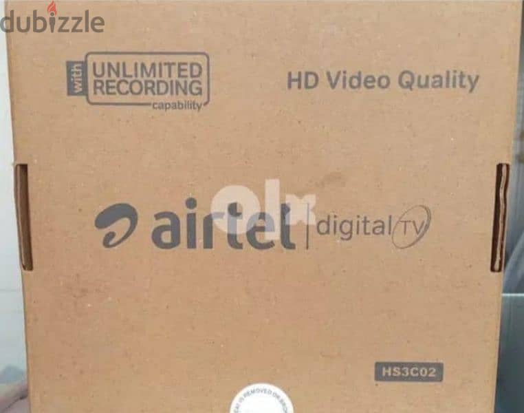 Airtel hd receiver with 6months tamil telgu kannada malyalam packag. . 0