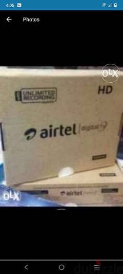 Airtel New Full HDD Receiver with 1months malyalam tamil telgu