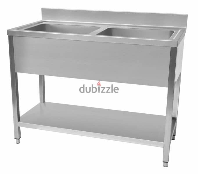 customising ss sink double  for home & coffie shop 0