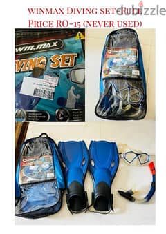 Winmax Diving/ snorkel set - Full