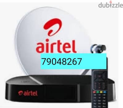 New Airtel Digital HD Receiver with 6months malyalam tami