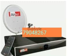 New Airtel Digital HD Receiver with 6months malyalam tamil 0