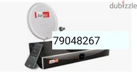 Airtell dishtv Nilesat airtell dishtv fixing  All satellite fix