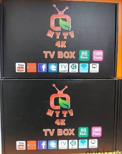 Black model Android Box All Country Channel Working Year Subscription