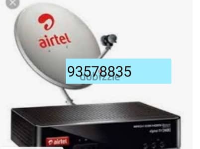 Home service Nileset Arabset Airtel DishTv osn fixing and setting