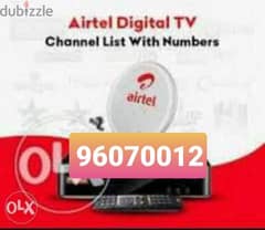 Airtel hd recvier with subscription