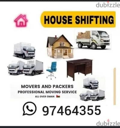 house shifting all oman and packers good carpenter