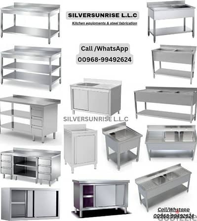 fabricating all types ss sink & table  for coffie shop & home kitchen