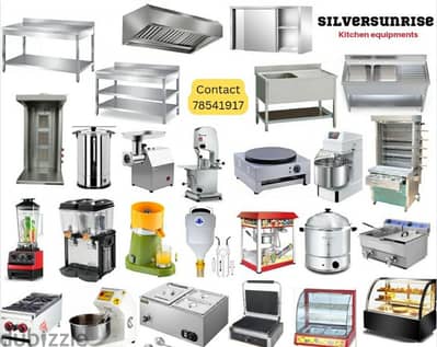 selling kitchen equipments & manufacturing  steel for coffieshop