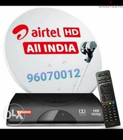 Airtel New HD recvier with subscription