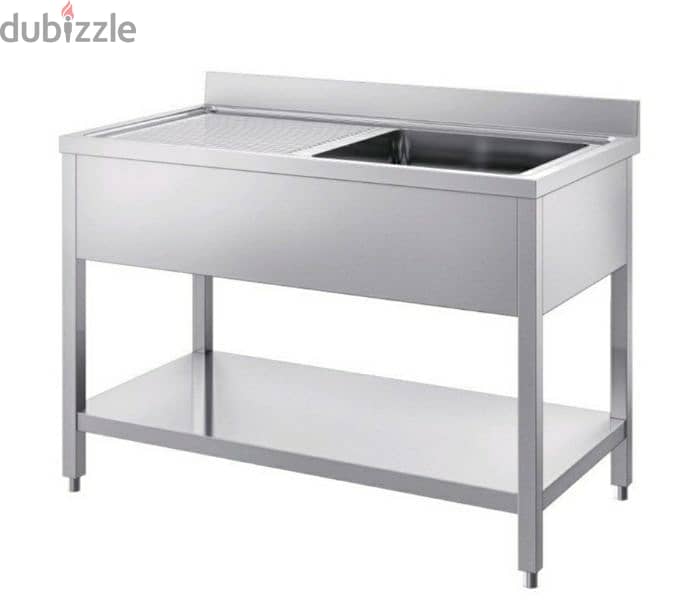 manufacturing ss sink with cabinet for home & coffie shop 1