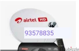 New Airtel Digital HD Receiver with 6months malyalam