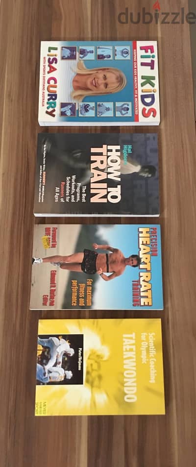 Four books on training/exercise