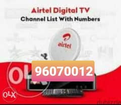 New Airtel full HD recvier with subscription