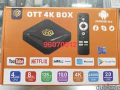 4k New Android TV box with 1 year subscription 0