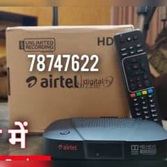 Airtel New Digital HD Receiver with 6months malyalam tami 0
