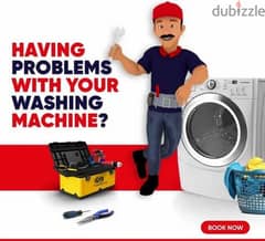 full automatic washing machine repair AC plumber electric electrician