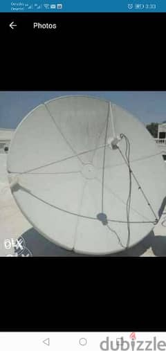 satellite dish nileset arabset airtel dishtv fixing repairing selling.